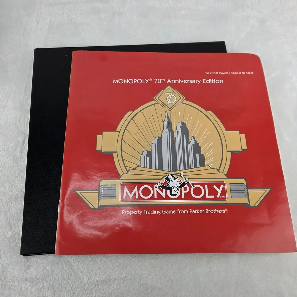 Monopoly 70th Anniversary Edition Tin Board Game 2005 Complete Parker Bros
